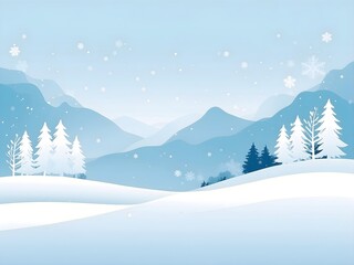 Obraz premium winter background