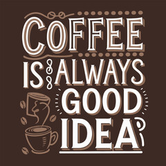 Obraz premium Coffee shirt designs | motivational typography t shirt design