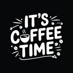 Coffee shirt designs | motivational typography t shirt design