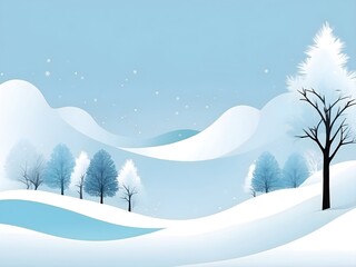 Fototapeta premium winter background