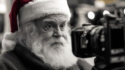 Santa Preparing for Live Countdown