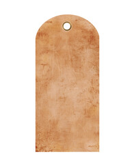 brown paper hang tag bronze grommet eyelet hole punch vintage distressed 