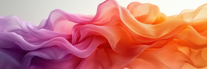 Fototapeta premium Gradual gradients dissolve into organic tissue patterns, blending soft textures, cellular structures