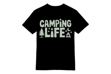 Camping Life Adventure T-shirt Design