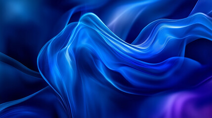 Obraz premium Fluid Serenity: The Elegance of Liquid Blue background