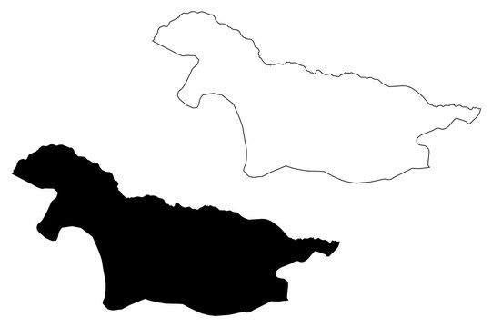 Nord-Ubangi Province (Democratic Republic of the Congo, DR Congo, DRC, Congo-Kinshasa) map vector illustration, scribble sketch Nord - Ubangi map