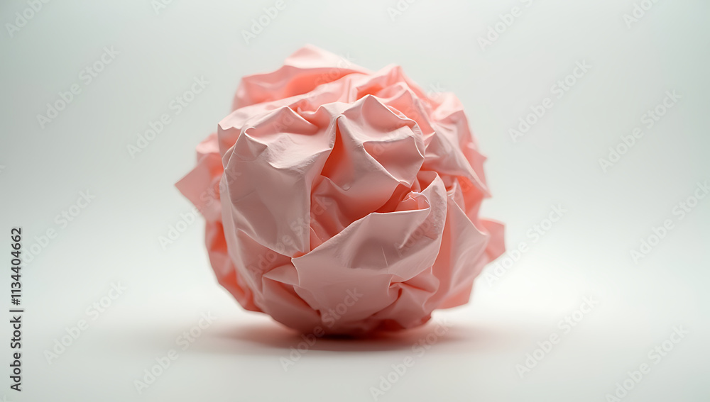 Poster umpled paper ball is a unique business solution that can stimulate creativity by mixing abstract con