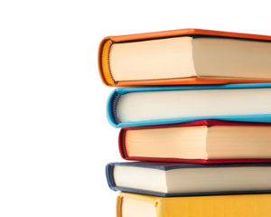 Inspirational Book Isolated on White Background for Literary Enthusiasts