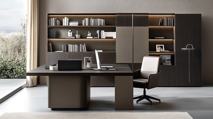 Interior Design Illustration Featuring Modern Furniture and Stylish Decor Elements