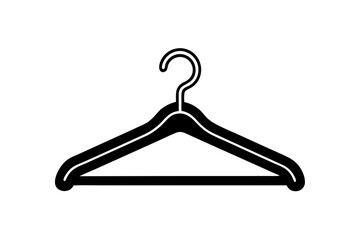 Cloth hanger silhouette.