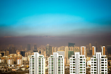 Industrial air pollution, Ulaanbataar, Mongolia