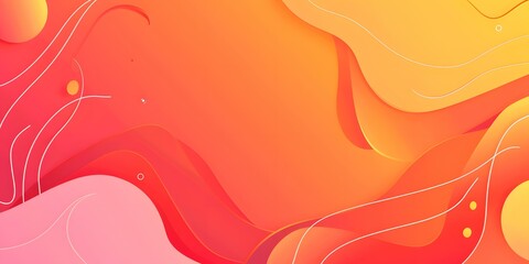 Abstract Orange Yellow Gradient Background Design