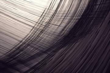 Captivating Swirling Monochrome Abstract Art with Dynamic Flowing Patterns and Rhythmic Movements