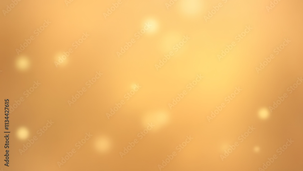Aufkleber A blurred golden bokeh against a soft smooth background creates a visually appealing and elegant decorative design element._00002_