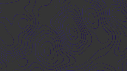 black and white topographic contours lines of mountains. 