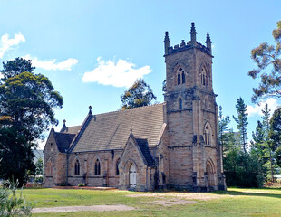 The historical church building in Sydney Australia 