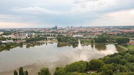 Fototapeta premium view of the city