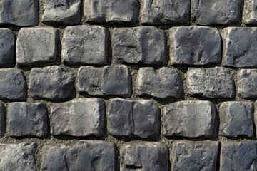 Cobblestone Pathway Creates Rustic Charm, Texture and Pattern with Natural Stone Surface for Landscaping Design.
