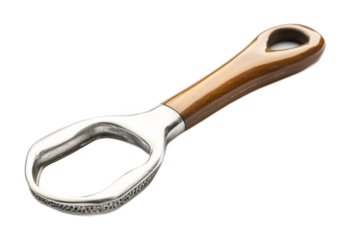 Sturdy Bottle Opener for Home & Bar Use - Isolated on White Background