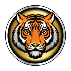 tiger head vector