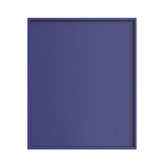 3d render of a kitchen facade, blue classic kitchen facade, door for kitchen cabinet