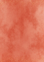 上下キラキラ×和風背景1(オレンジ)