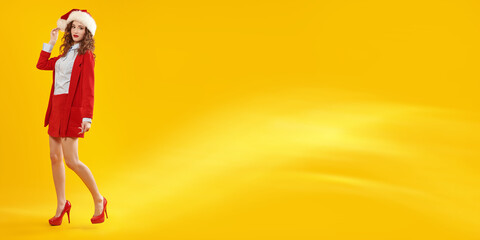 pretty xmas teen girl