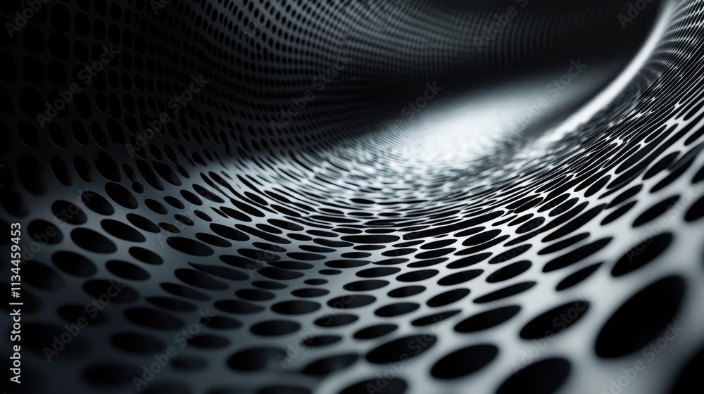 Poster intricate patterns of light and shadow dance across a textured surface in an imaginative display of 