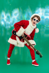 rock singer santa