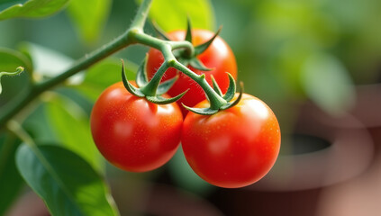 balcony tomatoes grow green organic seedlings quickly producing fruit warm weather conditions