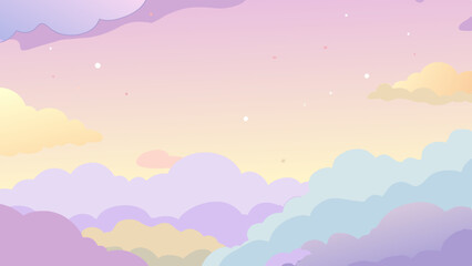Fototapeta premium background with clouds