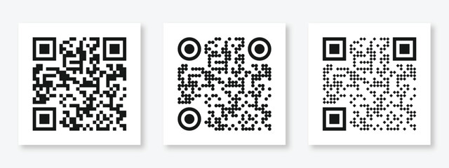 QR Code Ready to Use Isolated On White Background