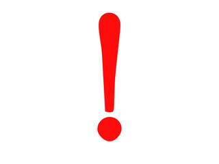 red exclamation mark