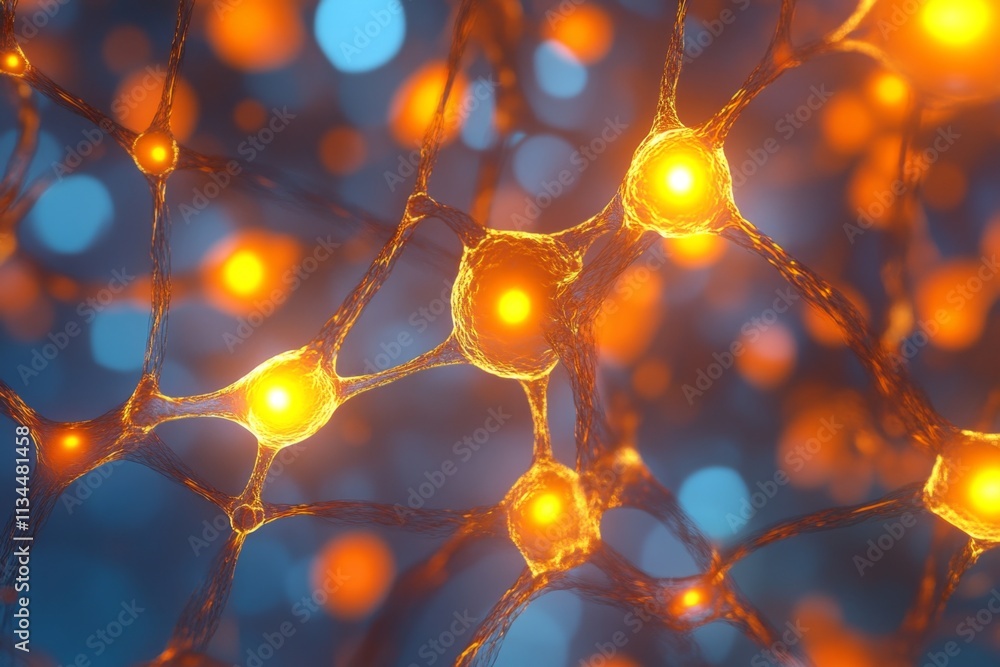 Poster intricate neural network: a stunning visual representation
