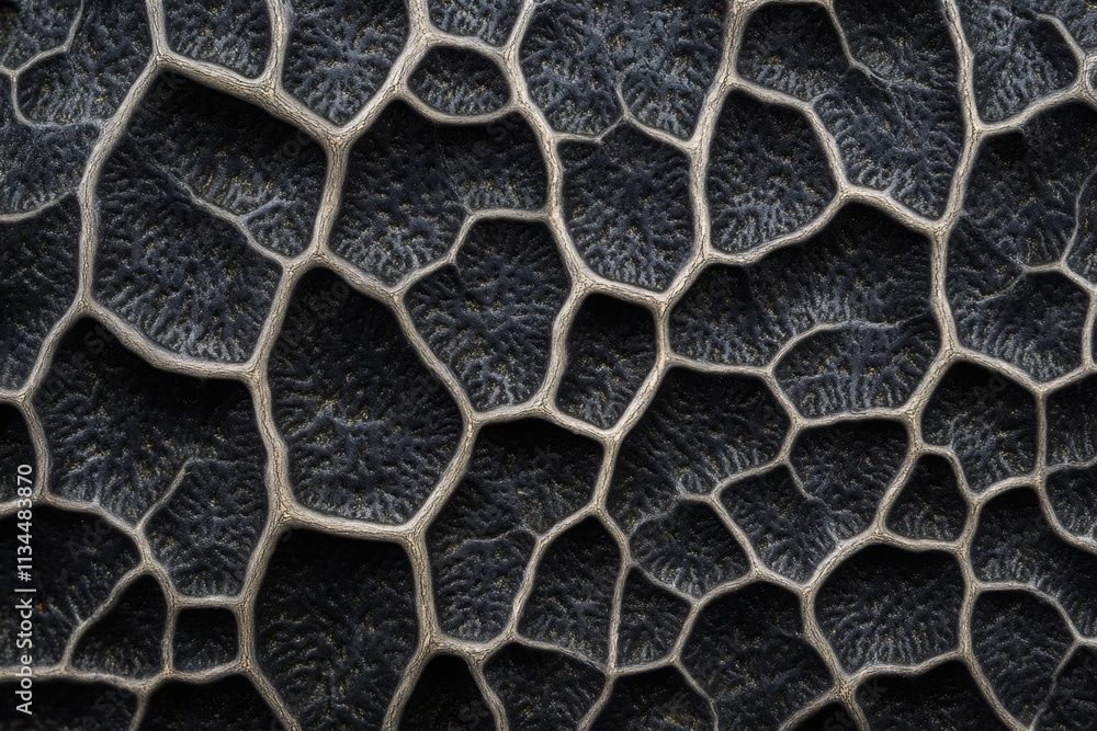 Poster intricate botanical texture - a detailed macro view
