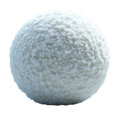Beautiful Giant snowball roll Isolated On Transparent Background 
