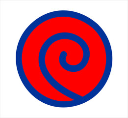 Spiral uzumaki japanese clan symbol