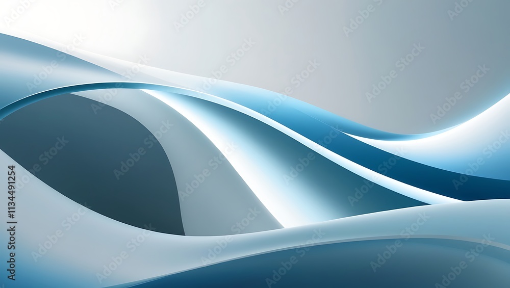 Aufkleber abstract, blurred gradient background with fluid vector design