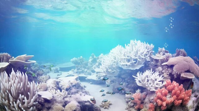 beautiful coral in the sea