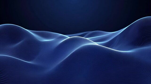 mooth blue polka dot gradient background of technology screen technology