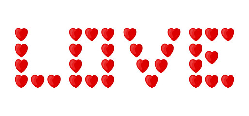 Valentine's Day, Mother's Day or International Women's Day. Declaration of love in vector