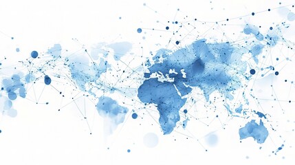 Fototapeta premium Global Financial Market Success Chart with Abstract Data Visualization