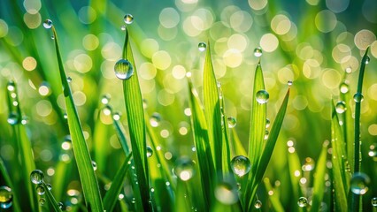 Lush lawn? We'll make it perfect!  Macro grass photo door hanger & social media post.  Call today!