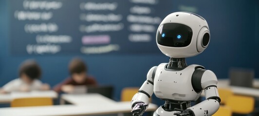 AI in Education: Robot Teacher in Classroom