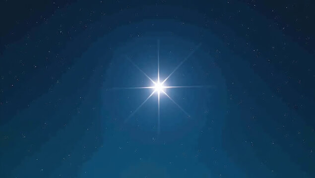 star shines brightly night sky gentle sparkle captivating gaze upon