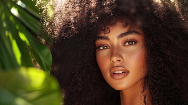 Brazilian anti-frizz haircare using murumuru butter for smooth texture