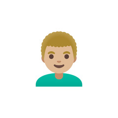 Person with Curly Hair
