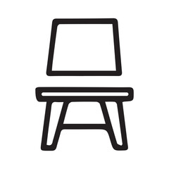 Fototapeta premium Vector illustration, chair icon design