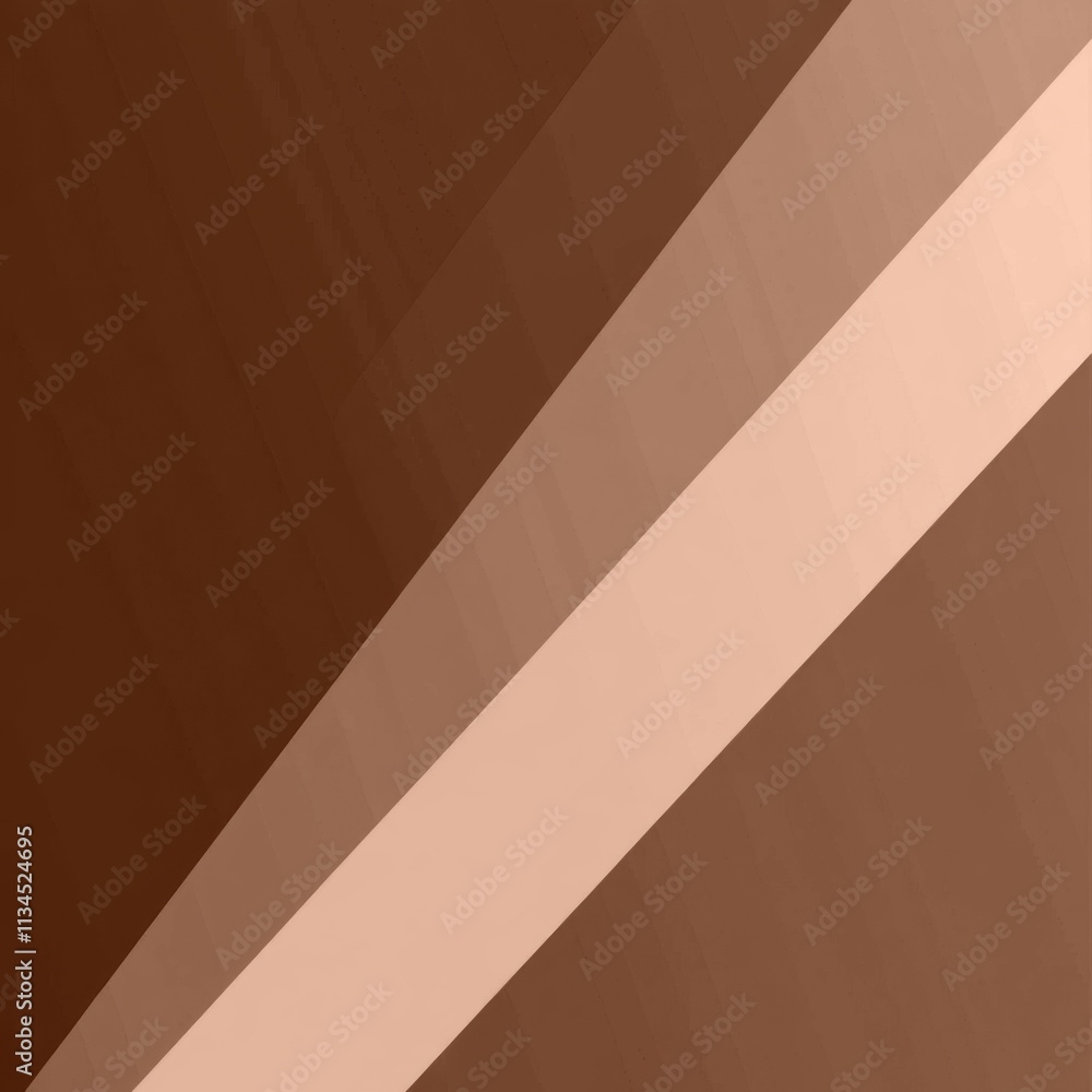 Poster A brown mocha mousse gradient background with diagonal lines, a simple and elegant style, flat design, vector illustration, warm color scheme