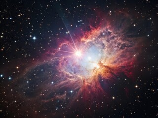 Celestial Nova Erupts in Colorful Galaxy